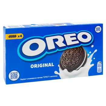 Biscuiti Oreo umpl. de cacao/crema vanila 176g - купить, цены на BONUS - фото 3