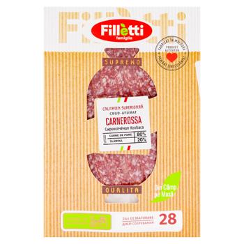 Salam Filletti Carnerossa crud afumat feliat 100g - cumpărați, prețuri pentru BONUS - foto 1
