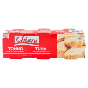 Ton Chiara in ulei de floarea soarelui 3x80g - cumpărați, prețuri pentru BONUS - foto 1