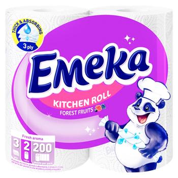 Prosoape Emeca 2 role 3-ply Fresh - cumpărați, prețuri pentru BONUS - foto 1