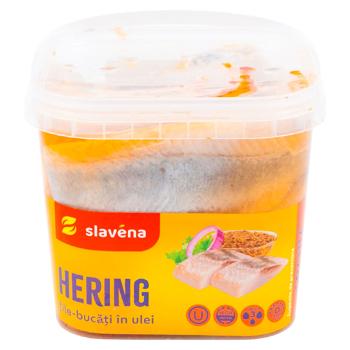 Филе сельди Slavena Lux в масле 900г - купить, цены на BONUS - фото 1