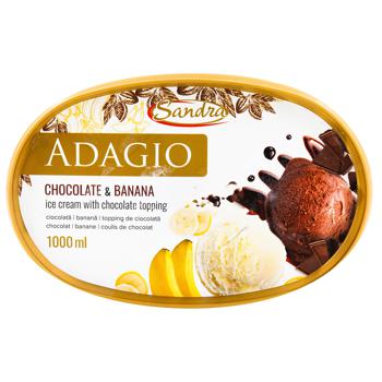 Inghetata Adagio Sandra ciocolata/banana 550g - cumpărați, prețuri pentru BONUS - foto 2