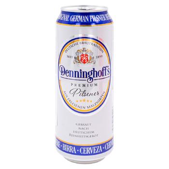 Пиво Denninghoffs Pilsner светлое 0,5л - купить, цены на BONUS - фото 1