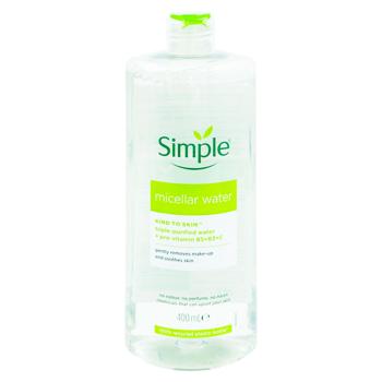 Apa micelara Simple Vitamin B3+C 400ml - cumpărați, prețuri pentru BONUS - foto 1