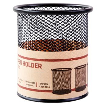 Suport instrumente de scris Deli D9*10cm metal negru DLE9172 - cumpărați, prețuri pentru BONUS - foto 1