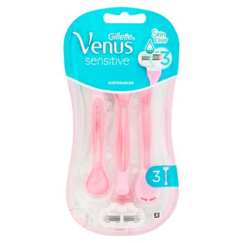 Aparat de ras Gillette Venus Sensitive 3 Dispo 3 lame (3229) - cumpărați, prețuri pentru BONUS - foto 1