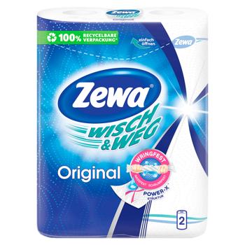 Prosoape de hârtie Zewa Wisch&Weg 2 straturi 2role - cumpărați, prețuri pentru BONUS - foto 1