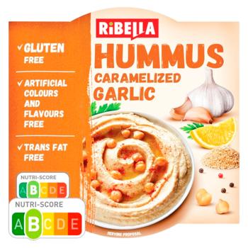 Hummus cameralizat cu usturoi 200g Ribella - cumpărați, prețuri pentru BONUS - foto 1