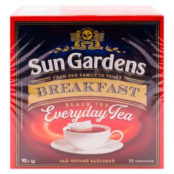 Ceai negru Sun Gardens Breakfast  in plicuri 2.5g*50buc - cumpărați, prețuri pentru BONUS - foto 2