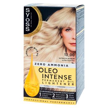Vopsea pentru par Syoss Oleo Intense 13-00 Ult Platinum 115ml - cumpărați, prețuri pentru BONUS - foto 1