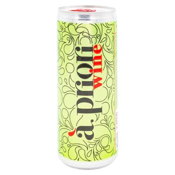 Vin spumant Apriori Wine Feteasca Alba 250ml - cumpărați, prețuri pentru BONUS - foto 1