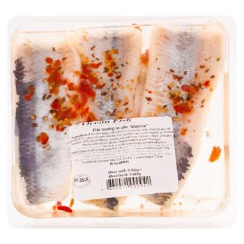 Филе сельди Ocean Fish Mexica соленое в масле 400г - купить, цены на BONUS - фото 1