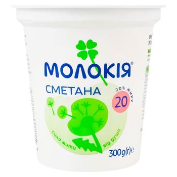 Smantana Molokija 20% 300g - cumpărați, prețuri pentru BONUS - foto 1