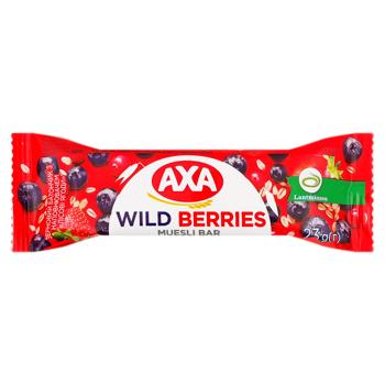 Батончик злаковый Axa Ягоды 23г - купить, цены на BONUS - фото 1