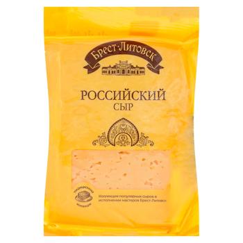 Сыр Брест-Литовск Российский 50% 200г - купить, цены на BONUS - фото 1