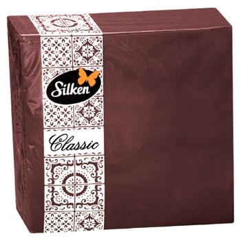 Servetele Silken 33*33 2str. 50buc ?olorate - купить, цены на BONUS - фото 1