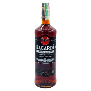 Ром Bacardi Carta Negra 1л - купить, цены на BONUS - фото 1