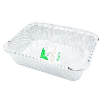 Контейнер Local SP88 253*187*54 алюминиевый 3шт - купить, цены на BONUS - фото 1