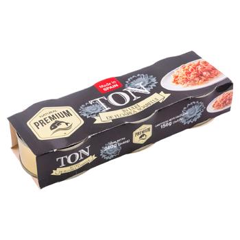 Тунец Natural Premium кусочки в растительном масле 80г*3шт - купить, цены на BONUS - фото 3