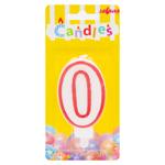 Luminare torta cifra 0