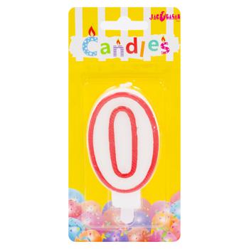 Свеча на торт номер 0 - купить, цены на BONUS - фото 1