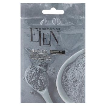 Черная глина Elen Cosmetics 40г активированный уголь/алоэ вера - купить, цены на BONUS - фото 1