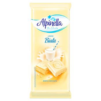 Ciocolata alba Alpinella 90g - cumpărați, prețuri pentru BONUS - foto 1