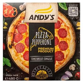 Pizza Andy`s Peperoni congelat 480g - cumpărați, prețuri pentru BONUS - foto 1