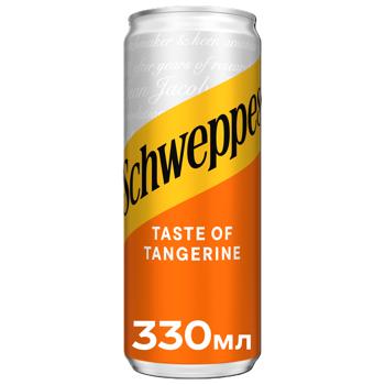 Напиток газированный Schweppes Мандарин 0,33л - купить, цены на BONUS - фото 1