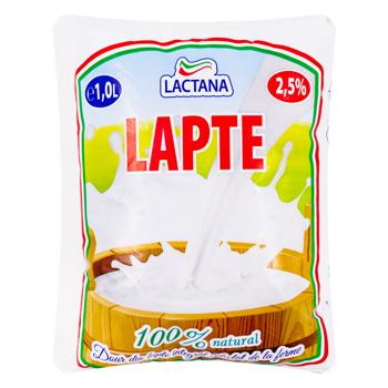 Молоко Laсtana 2,5% 1л - купить, цены на METRO - фото 1