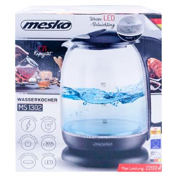 Чайник электрический Mesko MS1302b - купить, цены на BONUS - фото 2