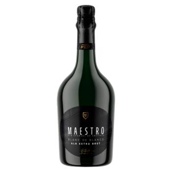 Vin spumant Maestro Blanc de Blancs Brut alb extra 0.75l - cumpărați, prețuri pentru BONUS - foto 1