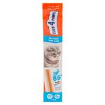 Baton din carne p-ru pisici Club4Paws 5g Somon/cod