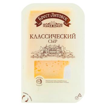 Сыр Брест-Литовск Классический 45% нарезка 130г - купить, цены на BONUS - фото 1