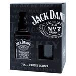 Виски Jack Daniels 0,7л + 2 стакана