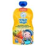 Piure Chudo Chado Pere/mere/piersică/cereale/biscuiti 90g