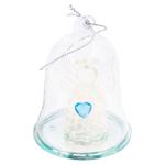 Suvenir cu iluminare LED Inima sticla 5*8cm