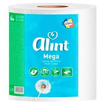 Полотенца бумажные Alint Mega 2 слоя 365л - купить, цены на BONUS - фото 1
