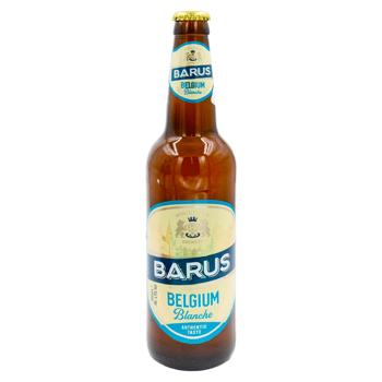 Bere Barus Belgium Blache blonda nefiltrata 4.9% 0.5l - cumpărați, prețuri pentru BONUS - foto 1