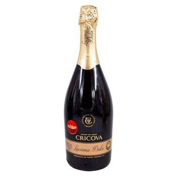 Вино игристое Cricova Lacrima Dulce белое сладкое 0,75л - купить, цены на BONUS - фото 1
