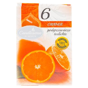Lumanari pastile aromatizate Decor 6buc 3.8cm 4ore Portocala - cumpărați, prețuri pentru BONUS - foto 1