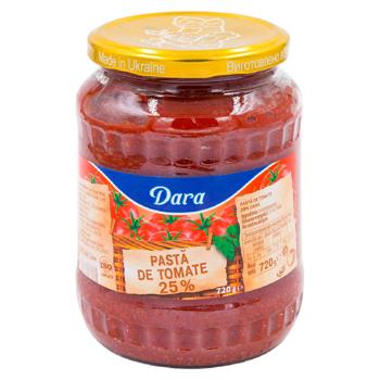 Паста томатная Dara 25% 720г - купить, цены на BONUS - фото 1