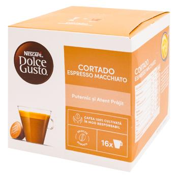 Кофе Nescafe Dolce Gusto Cortado в капсулах 16шт - купить, цены на BONUS - фото 1