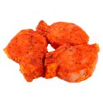 Steak din antricot de porc cu os marinat refrigerat