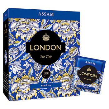 Чай черный London Assam в пакетиках 2г*100шт - купить, цены на BONUS - фото 1
