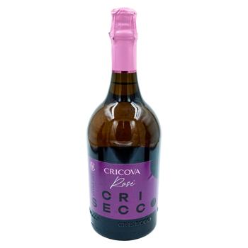 Vin spumant Cricova Crisecco Rose Extra Dry roz sec 11.5% 750ml - cumpărați, prețuri pentru BONUS - foto 1