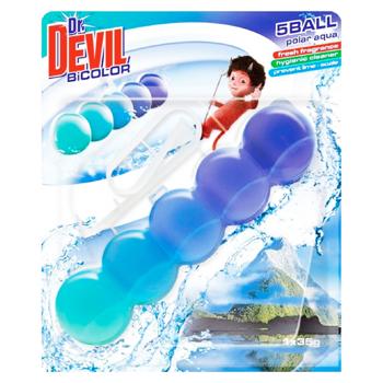 Блок для унитаза Dr.Devil Polar Aqua 35г - купить, цены на BONUS - фото 1
