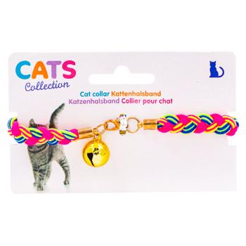 Zgarda p/u pisici Cats D30*1.3cm cu clopotel 3 culori - cumpărați, prețuri pentru BONUS - foto 1