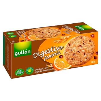 Печенье Gullon Digestive Avena Naranja Chips Choco 280г - купить, цены на BONUS - фото 1