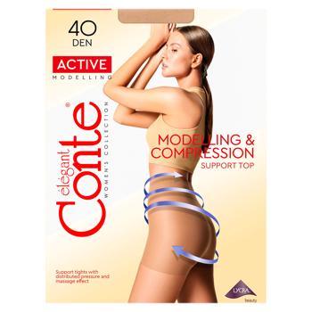 Colanti dama Conte Active Bronze 40den 3mar - cumpărați, prețuri pentru BONUS - foto 1